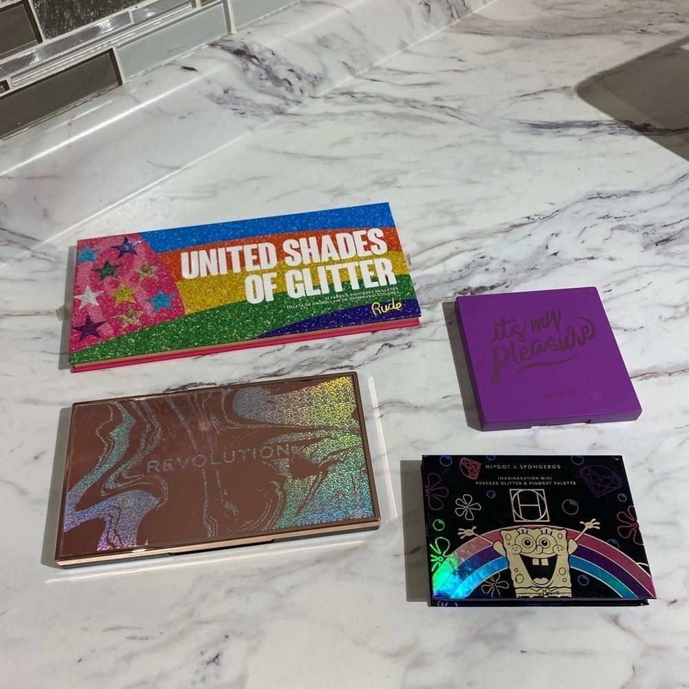 Colourpop , Rude , Revolution , Hipdot , makeup palette set